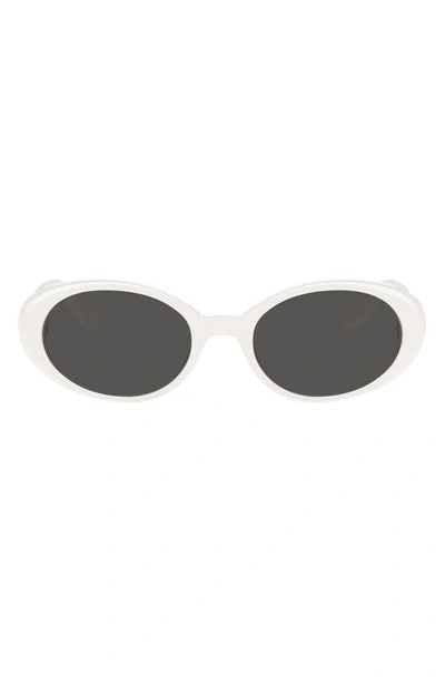 DOLCE & GABBANA DOLCE&GABBANA 52MM OVAL SUNGLASSES