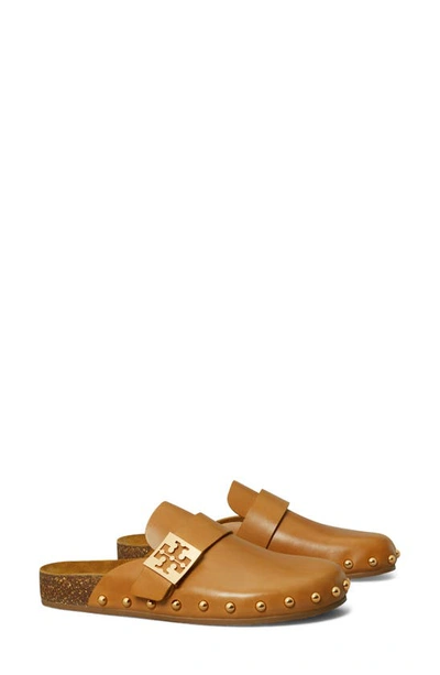 Tory Burch Mellow Studded Mule In Caramel Corn