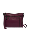Aimee Kestenberg Mini Fair Game Leather Crossbody Bag In Berry