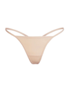 Skims Women's Fits Everybody T-string Thong In Clay