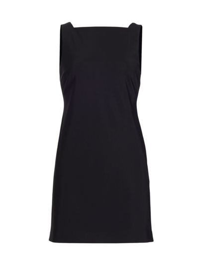 Theory Women's Sleeveless A-line Minidress In Black