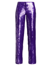 LAQUAN SMITH WOMEN'S SEQUIN-EMBROIDERED TROUSERS