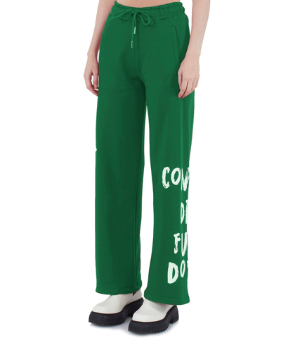 Comme Des Fuckdown Green Cotton Trousers