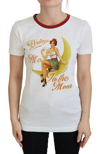 Dolce & Gabbana Bring Me To The Moon Print T-shirt In White