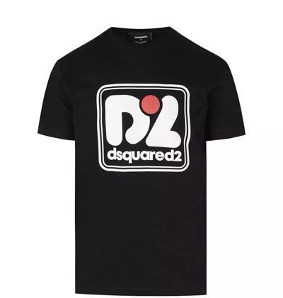 Dsquared² Black Cotton T-shirt