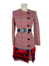 Elisabetta Franchi Red Cotton Dress In Red
