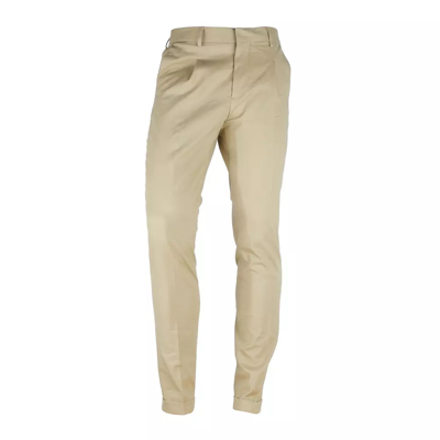 Made In Italy Beige Wool Trousers