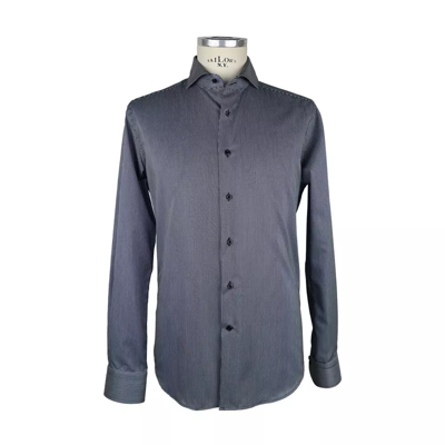 Made In Italy Black Cotton Shirt