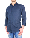MADE IN ITALY MADE IN ITALY BLUE COTTON SHIRT