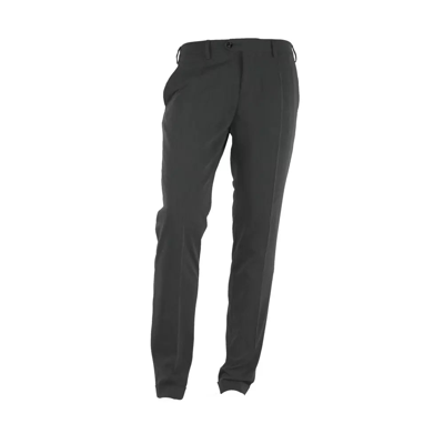 Made In Italy Gray Polyester Trousers