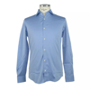 MADE IN ITALY MADE IN ITALY LIGHT BLUE COTTON SHIRT