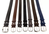 Made In Italy Multicolor Leather Di Calfskin Belt In Multicolor