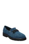 Mephisto Salka Loafer In Peacock Blue
