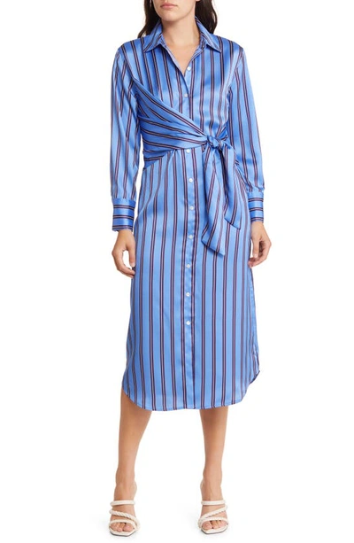 Rails Primrose Stripe Lacey Dress In Blue