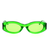 Attico The  Sunglasses In Green