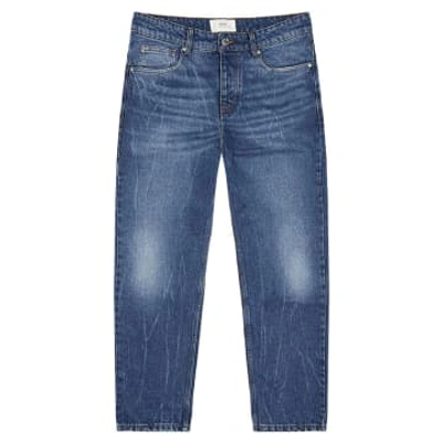 Ami Alexandre Mattiussi Tapered Fit Jeans In Navy