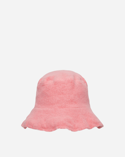 Comme Des Garçons Shirt Wool Bucket Hat In Pink