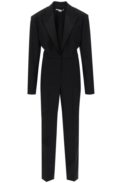 Stella Mccartney Stella Mc Cartney Wool Tuxedo Jumpsuit In Black