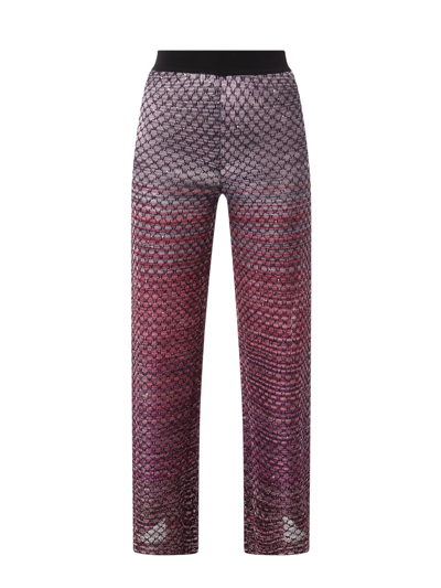 Missoni Sequined Straight-leg Pants In Multi