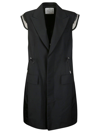 Sacai Wool-blend Jacket In 001 Black