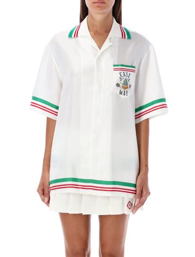 Casablanca Tennis Shirt In White
