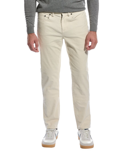 Brooks Brothers Slim Corduroy Pant In White