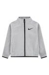 Nike Fleece Jacket In Grey
