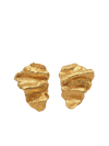 Eva Remenyi Women's Artemis Wave Earrings Gold In Gold