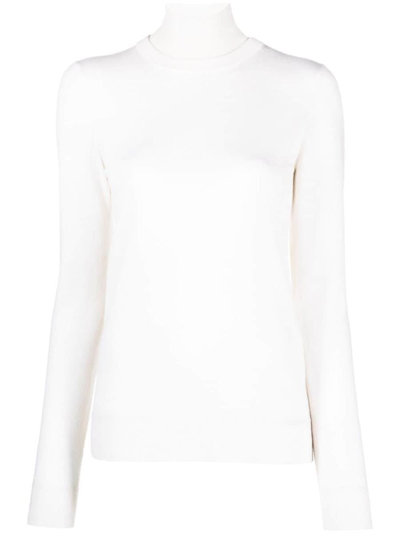 Totême High-neck Knit Jumper In Ivory