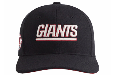 Pre-owned Kith X Nfl Giants '47 Wool Fitted Cap Black