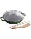 Staub Enameled Cast Iron 4.5-qt. Perfect Pan With Lid