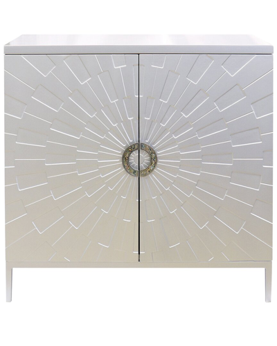 Pasargad Home Calypso Wood Finish Bar Cabinet In Neutral