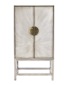 Pasargad Home Calypso Oliver Design Bar Cabinet In Grey