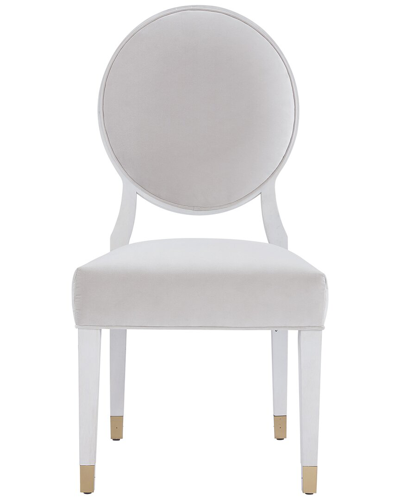 Miranda Kerr Home Set Of 2 Love Joy Bliss Oval Back Side Chairs In White