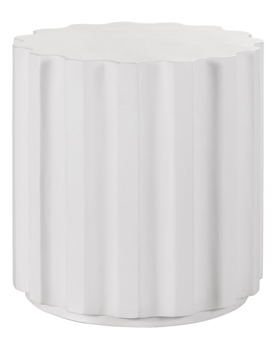 Coastal Living Edisto Side Table In White