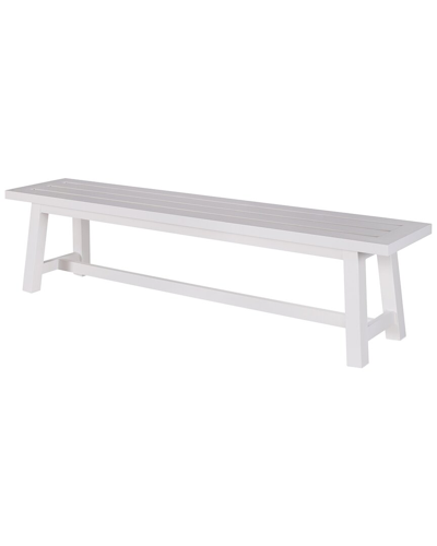 Coastal Living Tybee Dining Bench In White