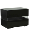PROGRESSIVE FURNITURE PROGRESSIVE FURNITURE NIGHTSTAND WITH LED LIGHT