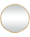 Cosmoliving By Cosmopolitan Gold Metal Wall Mirror In Gold