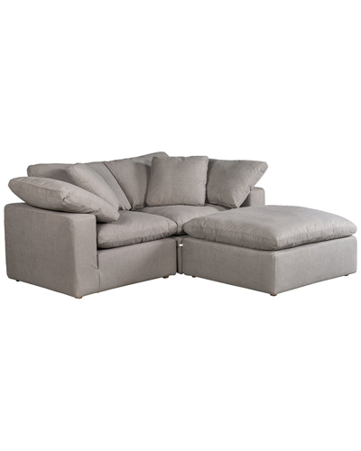 Moe's Home Collection Terra Condo Nook Modular Sectional In Grey