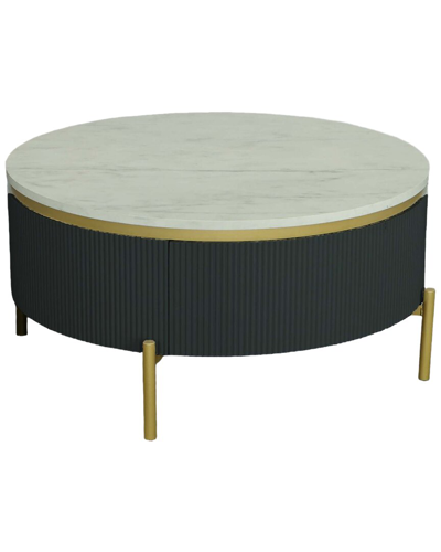 Progressive Furniture Round Cocktail Table In Gold
