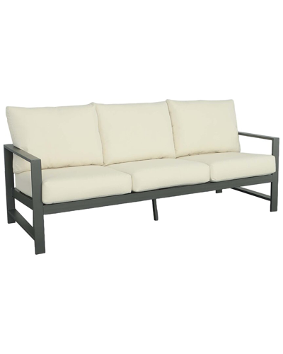 Progressive Furniture Outdoor Sofa - Frame & Cushions In Grey