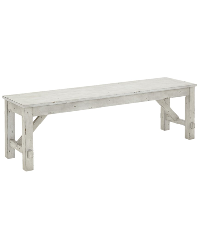 Progressive Furniture Dining Bench In White