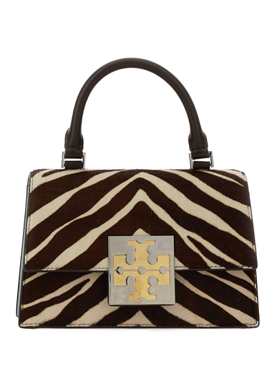 Tory Burch Hand Bag With Logo In Multicolour