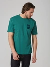 FRANK + OAK Cotton "Cheers" T-Shirt in Antique Green,102246