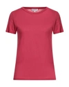 Michael Stars Woman T-shirt Garnet Size Xs Cotton In Red