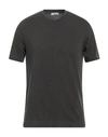 Boglioli Man T-shirt Lead Size S Cotton In Grey