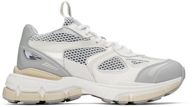 Axel Arigato Marathon Neo Runner Sneakers In White,silver