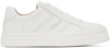 Chloé Lauren Leather Sneakers In White