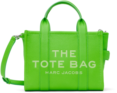 Marc Jacobs Green 'the Small Tote Bag' Tote In 348 Apple