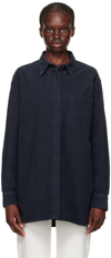 THE ROW NAVY IDRO SHIRT